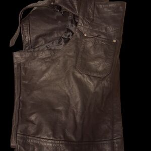 Black Leather Vest